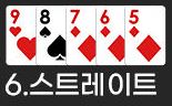 백 핸드 스트레이트 족보
