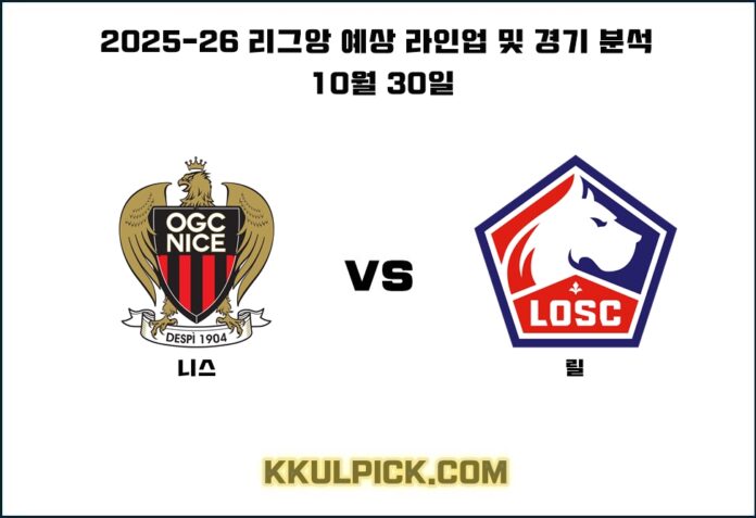 10월 30일 리그앙 니스 릴