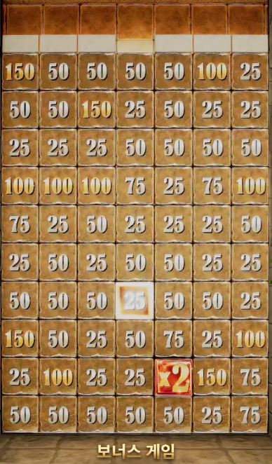 곤조의 보물지도 보너스 라운드 구성