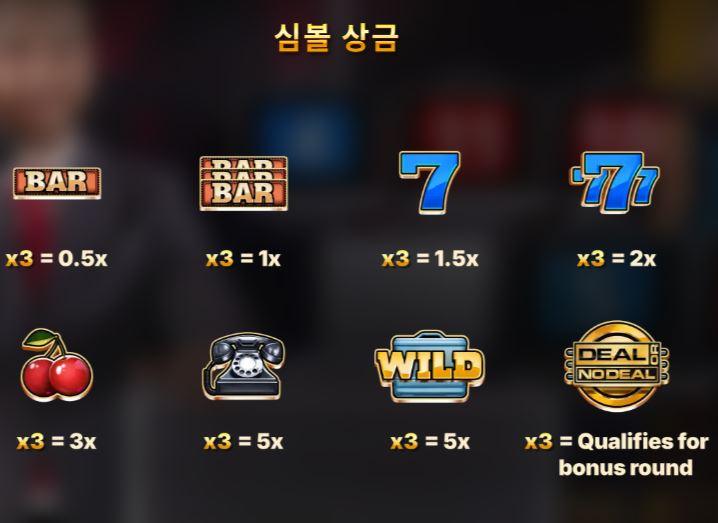 에볼루션 딜 오어 노딜 심볼